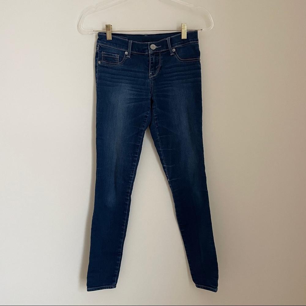 Express Blue Skinny Jegging